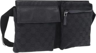 Gucci Pre-owned Vintage GG Canvas Waist Bag - - Pre-owned - Donna - Nero - ONE SIZE