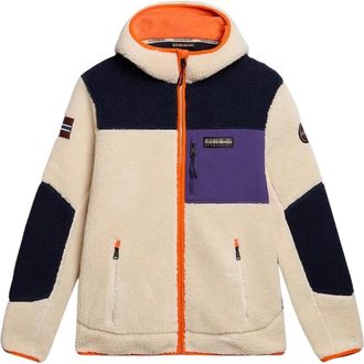 Napapijri Yupik Fleece met Volledige Rits - Heren - Fleece jassen - Veelkleurig - 3XL - Polyester - Fitness