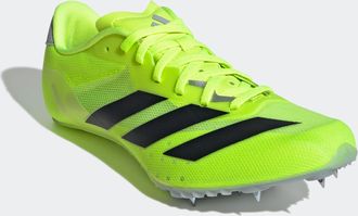 adidas Laufschuh ADIDAS PERFORMANCE ADIZERO SPRINTSTAR SPIKE, Gr. 41, gr&uuml;n (lucid lemon, core schwarz, halo silber), Synthetik, Textil, Schuhe Laufschuh, Lei