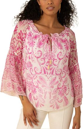 Hale Bob Hale Bob Myra Silk-Blend Blouse
