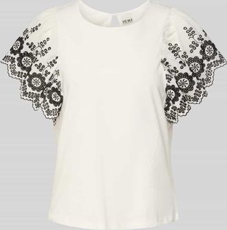 Ichi T-Shirt mit Rundhalsausschnitt Modell MALUI in Offwhite, Gr&ouml;&szlig;e XS