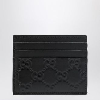 Gucci Black GG Emblem card holder
