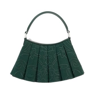Lacoste Petit sac Lenglen - unisex - Tassen - Groen - Maat: ONE Size Leer