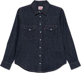 Levi's Dames, Blouses & Shirts, Blauw, Maat: XS Katoen