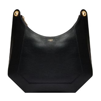 Lancel Shoulder Bags, female, Black, Size: ONE SIZE Croisette Handbag