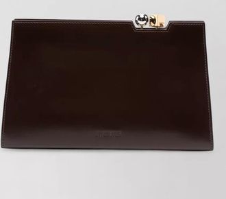 Jacquemus rectangular clutch bag detachable strap handle