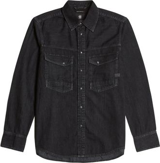 G-Star Denim Shirts, male, Black, XL, Denim Skirts