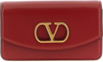 Valentino Garavani Dames, Tassen, Rood, Maat: ONE Size Leer