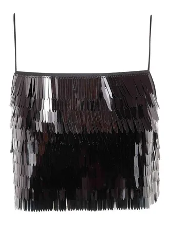 Self Portrait Sequin Top