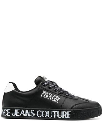 Versace Jeans Couture logo-print low-top sneakers - Black