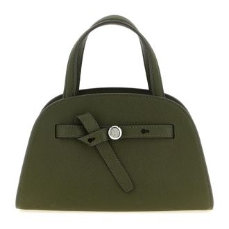 Tory Burch Tassen, Dames, Groen, ONE Size, Leer, Romy Small Shoulder Bag