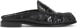 Saint Laurent Mules, female, Black, Size: 7 1/2 US Le Loafer 15