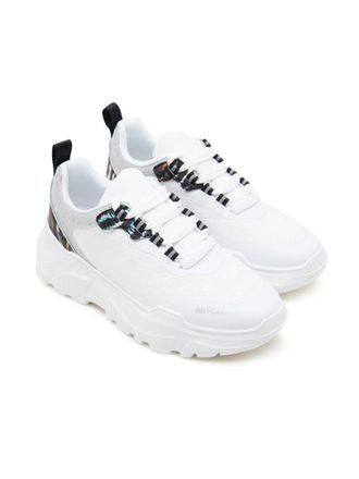 Just Cavalli White Low Top Sneakers