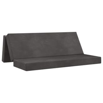 vidaXL Sof&aacute; Cama Plegable 200 X 67 X 45 Cm Gris Oscuro Vidaxl