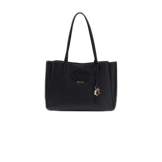 Guess Isola Multi Comp Tote - female - Guess - Shopping Bags - Black - ONE SIZE - Bags