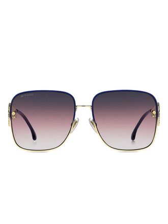 Etro Paisley sunglasses - Gold