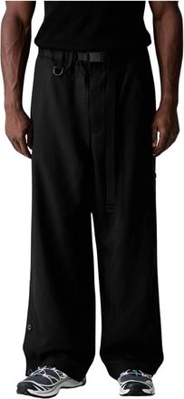 Yohji Yamamoto SU Adpt 3S PNT - Heren - Wijde Broeken - Zwart - XL - Polyester - Broeken