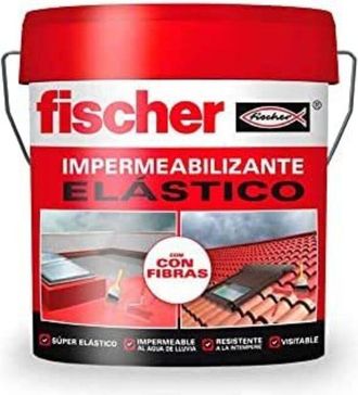 Fischer Impermeabilizzante Rosso con Fibre 4L 547156 - Fischer