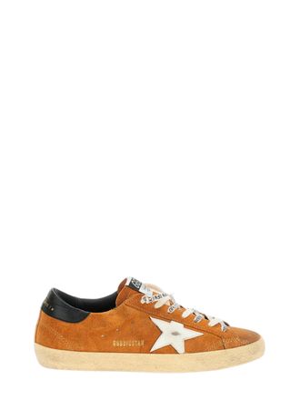 Golden Goose Brown Suede Superstar Sneakers