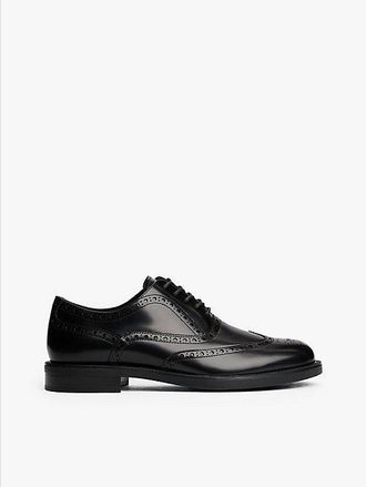 Tommy Hilfiger Leather Lace-Up Brogue Shoes