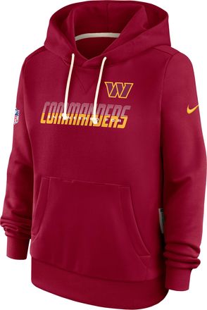 Nike Washington Commanders Sideline Standard Issue Nike Womens Dri-FIT NFL Pullover Hoodie in Red | 03C367P9E-SX8