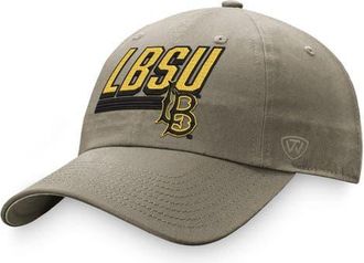 Top of the World Mens Top of the World Khaki Cal State Long Beach The Beach Slice Adjustable Hat at Nordstrom