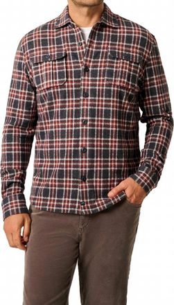 Johnnie-O Jimmy Stretch Flannel Lodge Shirt In Creole
