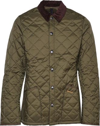 Barbour Heritage Liddesdale Quilted Jacket - Heren - Winterjassen - Groen - M - Katoen - Jassen