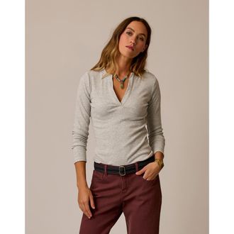 Carve Designs Ever Henley in Heather Grey at Nordstrom, Size Xx-Small