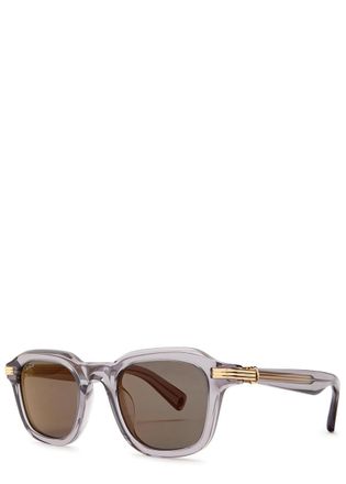 Cartier Cartier Wayfarer-style Sunglasses - Brown - One Size
