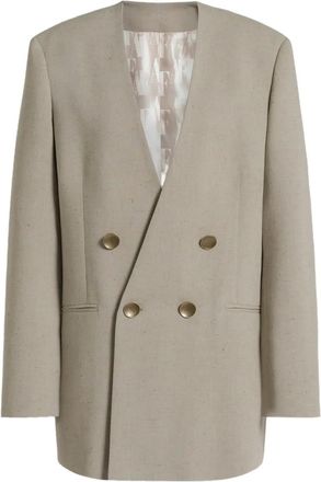 Alberta Ferretti Giacca doppiopetto - Toni neutri