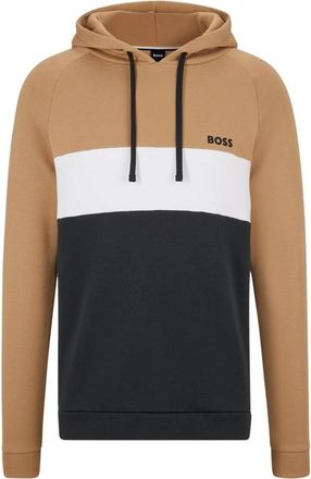 HUGO BOSS Hedendaagse Hoodie - Heren - Hoodies - Beige - XS - Katoen - Hoodies & sweatvesten