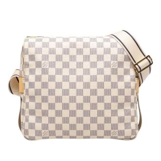 Louis Vuitton Pre-owned Naviglio Cross Body Bag - Dames - Pre-owned - Wit - Maat: ONE Size