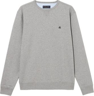 Brooks Brothers Felpa con logo ricamato - Grigio