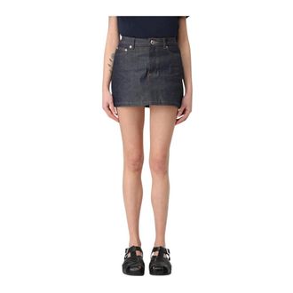 A.P.C. Denim Skirts, female, Blue, S, Denim Mini Skirt Classic 5Pocket