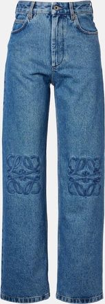 Loewe Jeans a gamba larga Anagram a vita media