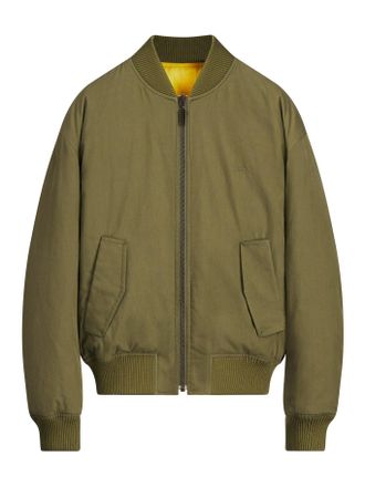 Dior REVERSIBLE PADDED BOMBER JACKET WITH BOOK COVER IN COTTON BLEND - Christian Dior - Man