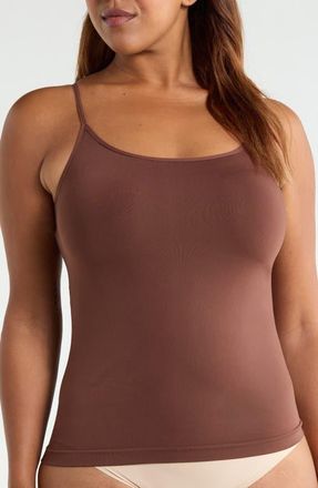 Nordstrom Seamless Layering Camisole in Brown Bitter at Nordstrom, Size 2X