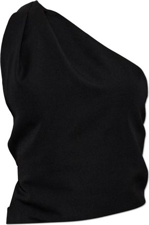 Dsquared2 Wol One-Shoulder Top - Dames - Tops zonder mouwen - Zwart - M - Wol - Tops