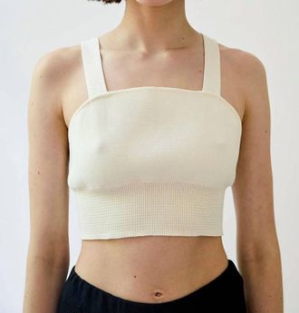 Diarte Cruz Top In Raw White
