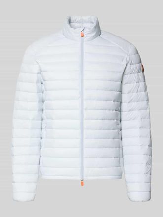 Save The Duck Steppjacke mit Zweiwegerei&szlig;verschluss Modell Alexander in Hellgrau, Gr&ouml;&szlig;e XXXL