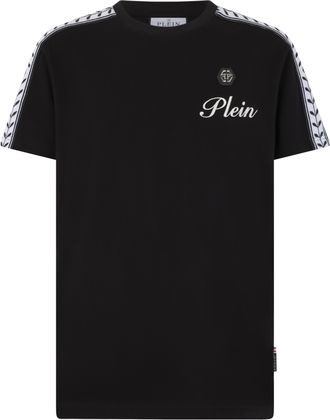 Philipp Plein Piquet Round Neck T-Shirt Plein Tennis
