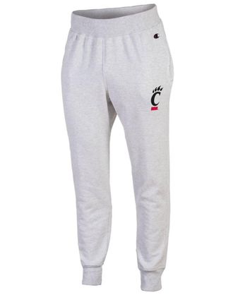 Champion Reverse Weave Joggers Cincinnati Bearcats In Silver Grey Heather