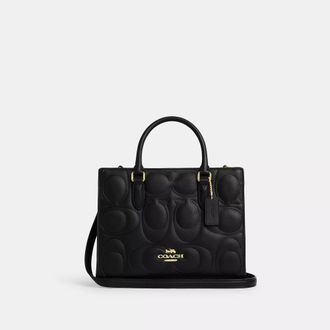 Coach Maggie Small Tote Bag In Signature Leather