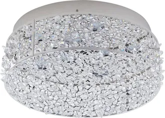 Lucande Lámpara de techo led Felias en Plateado - Lucande