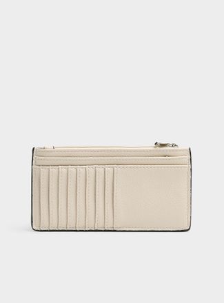 Simons Womens Textured minimalist wallet