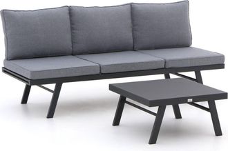 Forza Furniture Forza Vadena lounge tuinset 2-delig verstelbaar