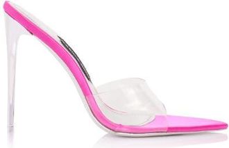 Jessica Rich Racy Mule Sandal in Satin Pink at Nordstrom, Size 36