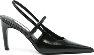 Toteme Black Slingback Pumps