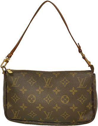 Louis Vuitton Brown Pouch (Pre-Owned)